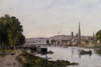 Boudin, Eugene - Rouen, View over the River Seine